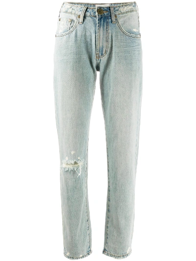 One Teaspoon Mid Rise Baggy Jeans In Blue