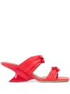 Rejina Pyo Camilla Open Toe Sandals In Red