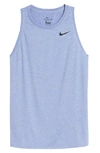 Nike Women's Dri-fit Training Tank Top In Saphre/black