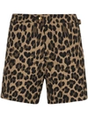 TOM FORD LEOPARD PRINT SWIM SHORTS