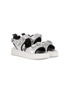 ANDREA MONTELPARE TEEN EMBELLISHED TOUCH-STRAP SANDALS