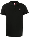 ROSSIGNOL LOGO-PATCH SHORT SLEEVED POLO SHIRT