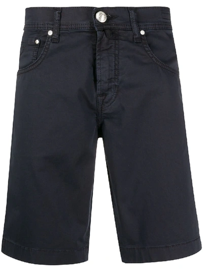 Jacob Cohen Knee-length Chino Shorts In Black