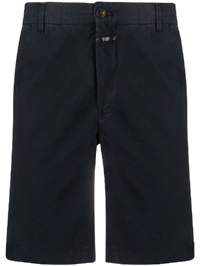 Closed Straight Leg Chino Shorts In Blue