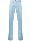 Jacob Cohen Bobby Chino Trousers In Blue
