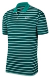 Nike Golf Dri-fit Victory Polo Shirt In Neptune Green/obsidian/white
