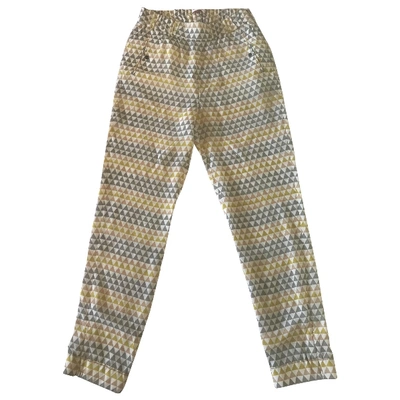 Pre-owned Mauro Grifoni Carot Pants In Multicolour