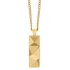 NORTHSKULL In’N’Out Tag Necklace In Gold