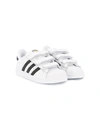 Adidas Originals Touch Strap Sneakers In White