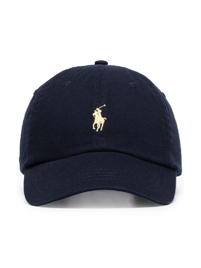 Polo Ralph Lauren Embroidered Polo Pony Baseball Cap In Newport Navy