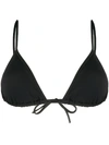Eres Triangle Bikini Top In Black