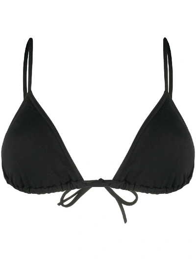 Eres Triangle Bikini Top In Black