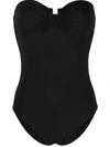 Eres Women Black Stretch Nylon Cassiopee Swimsuit In Black