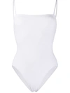 Eres Aquarelle One-piece Swimsuit With Thin Straps In White
