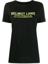 HELMUT LANG COTTON LOGO PRINT T-SHIRT