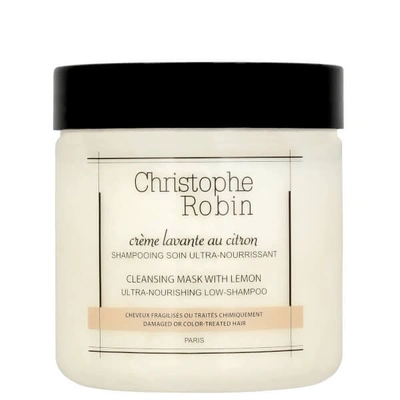 Christophe Robin 8.4 Oz. Cleansing Mask With Lemon In Yellow