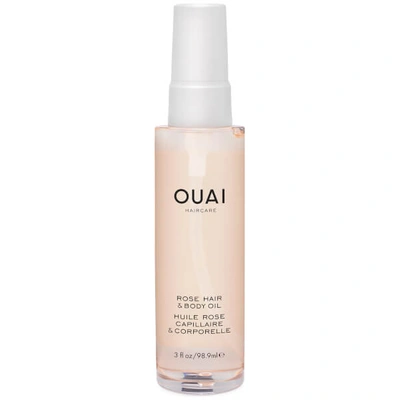 Ouai Rose Hair And Body Oil 99ml In White