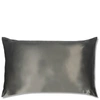 Slip Charcoal Queen Silk Pillowcase 51cm X 76cm In Charcoal