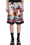 LANEUS SHORTS IN MULTICOLOR SILK,11386791