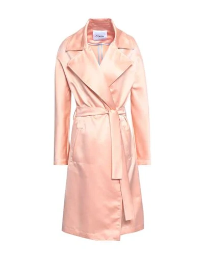 Ainea Overcoats In Pale Pink