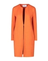 Harris Wharf London Full-length Jacket In Orange