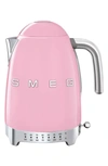 SMEG '50S RETRO STYLE VARIABLE TEMPERATURE ELECTRIC KETTLE,KLF04PKUS