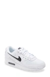 Nike Air Max 90 Sneaker In White/ Black/ White