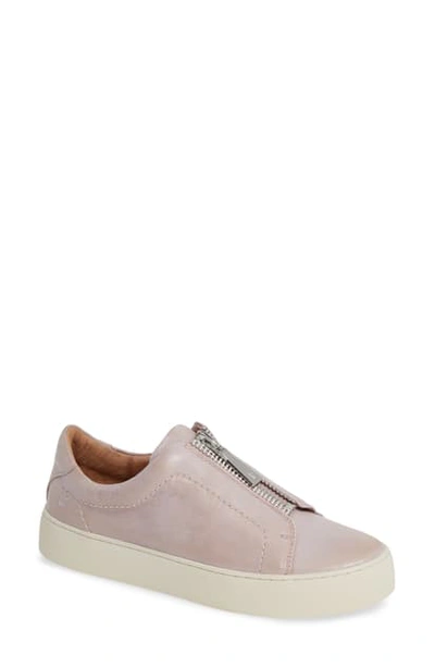 Frye Lena Zip Platform Sneaker In Lilac