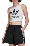 ADIDAS ORIGINALS TREFOIL GRAPHIC CROP TANK,FL4079