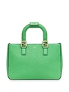 Fendi Mini Ff Tote In Green