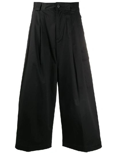 Woolrich Women's Black Cotton Trousers