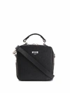 MSGM MSGM WOMEN'S BLACK LEATHER HANDBAG,2841MDZ55044099 UNI