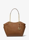 MICHAEL KORS JET SET LARGE SAFFIANO LEATHER SHOULDER BAG