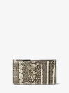 MICHAEL KORS SMALL SNAKESKIN CARD CASE