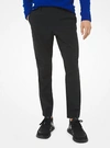 Michael Kors Parker Slim-fit Stretch-twill Pants In Black
