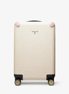 Michael Kors Logo Suitcase In Pink