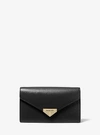 MICHAEL KORS GRACE MEDIUM PATENT LEATHER ENVELOPE CLUTCH