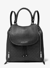 MICHAEL KORS VIV LARGE LOGO AND LEATHER BACKPACK