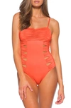 SOLUNA CLEAR SKIES MAILLOT CUTOUT ONE-PIECE SWIMSUIT,2261002