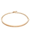 VERSACE WOMEN'S GRECA KEY TRIBUTE GOLDTONE CHOKER NECKLACE,400012037987