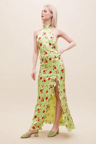 De La Vali Mississippi Halterneck-maxi Dress