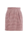 ALEXANDRE VAUTHIER ALEXANDRE VAUTHIER HOUNDSTOOTH MINI SKIRT