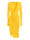 ALEXANDRE VAUTHIER ALEXANDRE VAUTHIER PLUNGING DRAPED DRESS