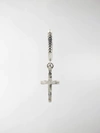 Emanuele Bicocchi Cross Earring In Silver