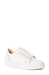 Christian Louboutin Women's Vieirissima Leather Sneakers In White Pattern