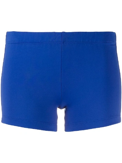 Styland Fitted Short Shorts In Blue