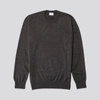 Asket The Merino Sweater Charcoal Melange In Charcoal Melange