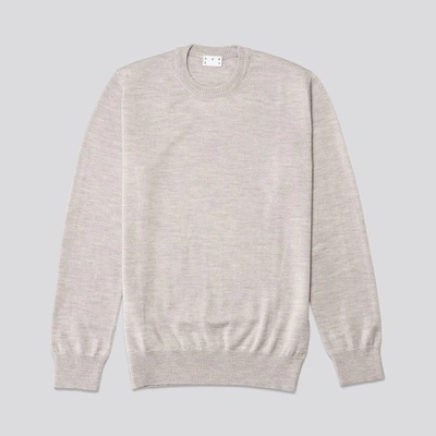 Asket The Merino Sweater Light Grey