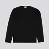 Asket The Long Sleeve T-shirt Black In Black