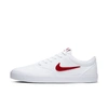 Nike Sb Charge Canvas Sneakers In White